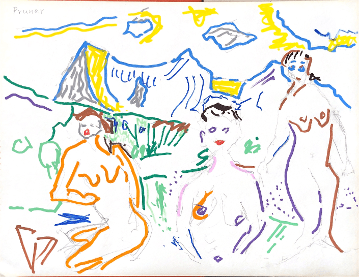 Three Graces before the Lauberhorn